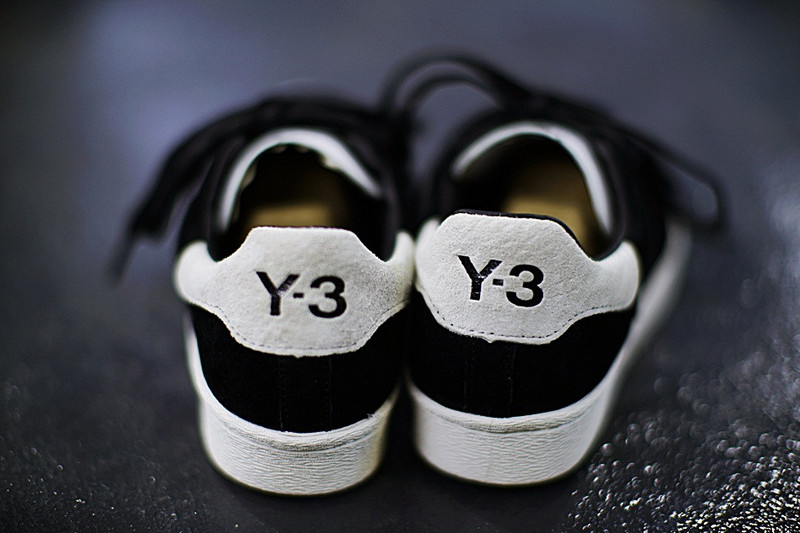 Adidas Y-3 Super Knot Superstar  贝壳头前卫板鞋  黑白 图片8