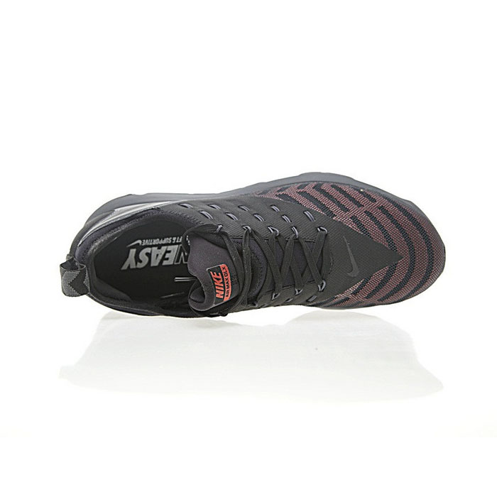 Nike Air Max DLX 20PSI系列全掌气垫跑鞋  水泥灰黑桔红 缩略图3