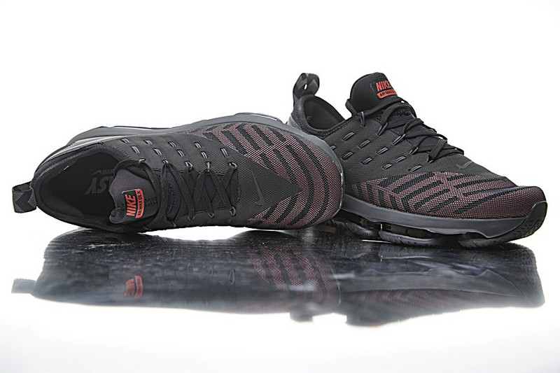 Nike Air Max DLX 20PSI系列全掌气垫跑鞋  水泥灰黑桔红 图片2