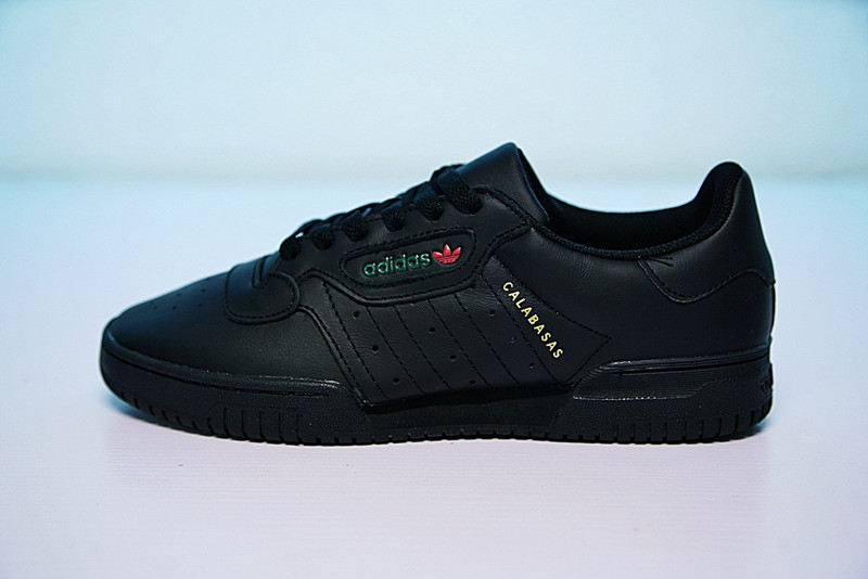 Adidas  Yeezy x Adidas  Originals Powerphase  卡拉巴萨斯经典板鞋  全黑绿标 图片5