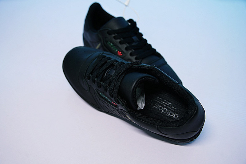 Adidas  Yeezy x Adidas  Originals Powerphase  卡拉巴萨斯经典板鞋  全黑绿标 图片10