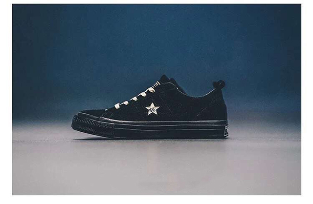 MADNESS x Converse One Star 三星标硫化板鞋 Suede Leather黑色 图片1