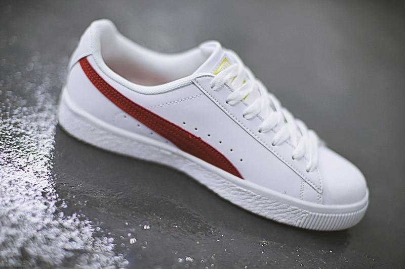 puma clyde core L foil lux金标高阶sneaker 红白色 图片4