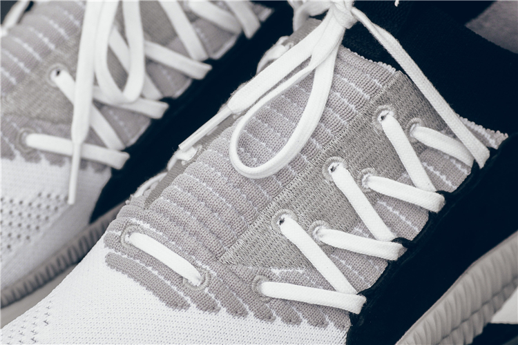 PUMA TSUGI JUN Cubism 立体主义系列针织套脚袜子慢跑鞋浅灰黑白 图片6