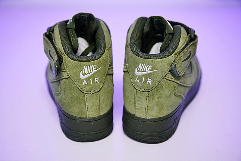 Nike Air Force 1 High ‘07 LV8 Suede空军一号经典高帮麂皮板鞋橄榄绿 图片7