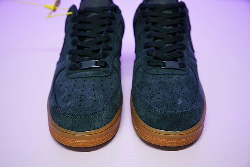 Nike WMNS Air Force  SE 空军一号低帮复古板鞋   复古绿生胶黄 图片6