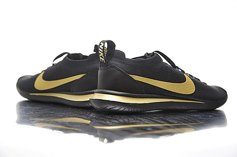 Nike Cortez Flyknit 袜套式阿甘经典跑鞋    黑金 图片1