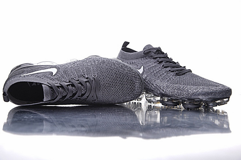 Nike Air Vapormax Flyknit 蒸汽大底慢跑鞋  深灰黑 图片5