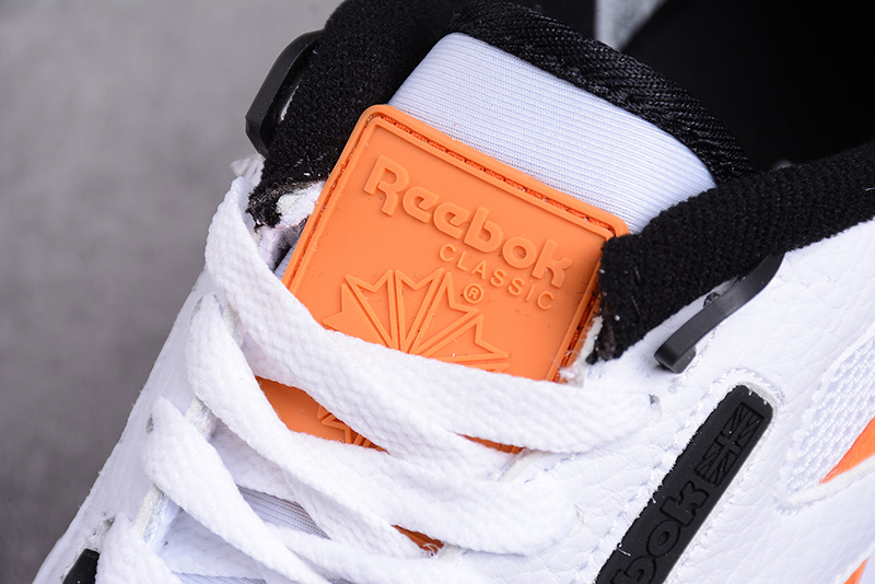 reebok Classic Leather CL 2.0 复古sneaker 橙白色 图片1