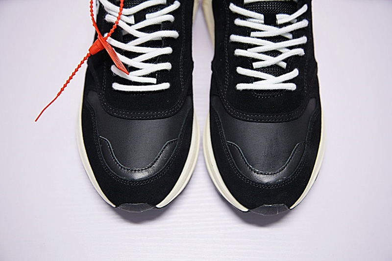 Off-white Arrow detail Low Sneakers 低帮复古慢跑鞋黑米白 图片2