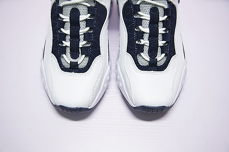 Acne Studios Manhattan Sneaker曼哈顿系列复古姥爷皮革旅游慢跑鞋白深蓝 图片3