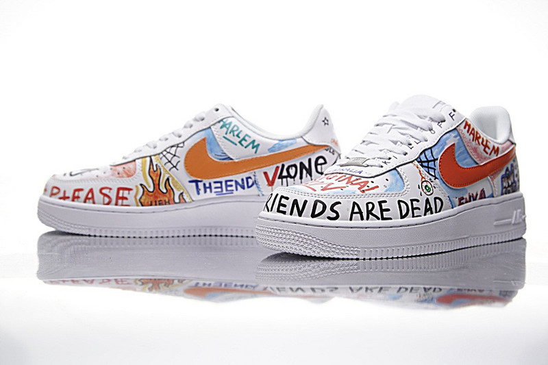 Nike VLONE x Nike Air Force 1 Low 空军一号 低帮板鞋 夏威夷涂鸦