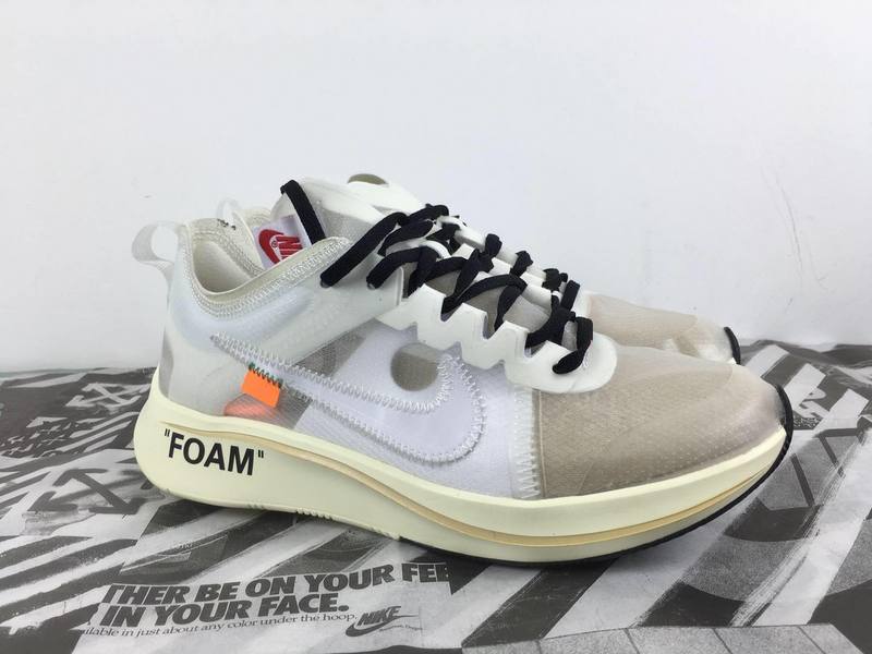 NIKE Off-White nike Zoom Fly SP 联名鞋  乳白色 图片2