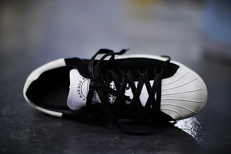 Adidas Y-3 Super Knot Superstar  贝壳头前卫板鞋  黑白 图片11