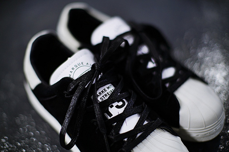 Adidas Y-3 Super Knot Superstar  贝壳头前卫板鞋  黑白 图片9