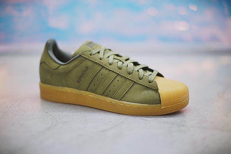 Adidas Superstar RT 贝壳头经典板鞋磨砂橄榄绿 图片2