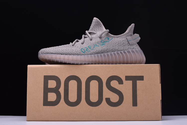 Adidas Yeezy 350 Boost V2 蓝字灰