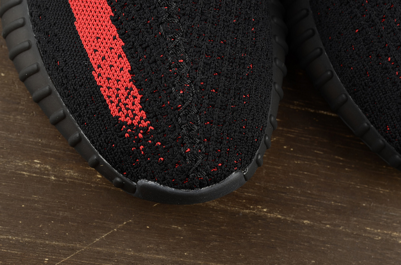 Adidas Yeezy Boost 350 V2 椰子鞋黑红Supreme联名 图片8