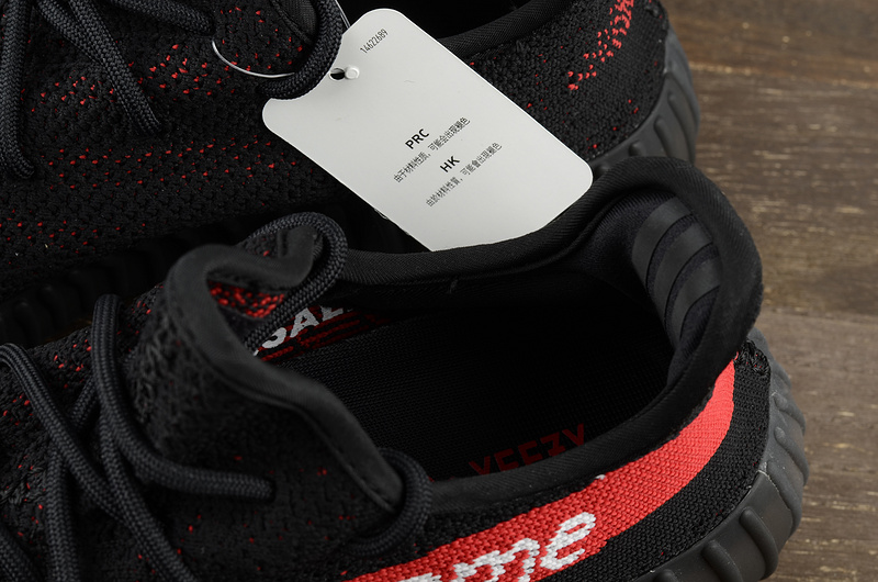 Adidas Yeezy Boost 350 V2 椰子鞋黑红Supreme联名 图片6