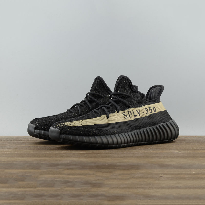 Adidas Yeezy Boost 350 V2 椰子鞋黑绿 缩略图3