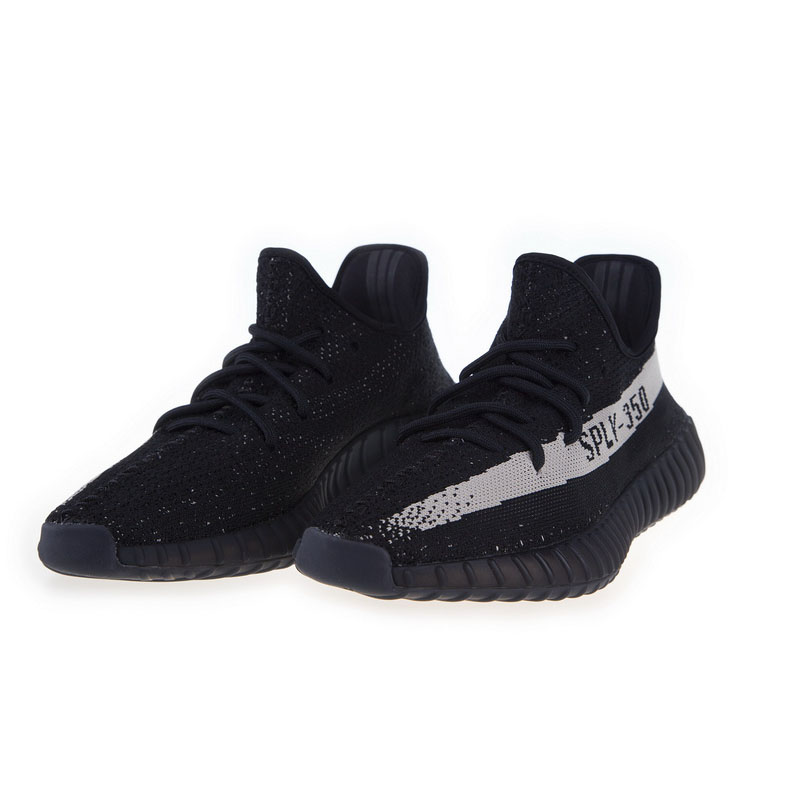 Adidas Yeezy Boost 350 V2 椰子鞋黑白 缩略图2