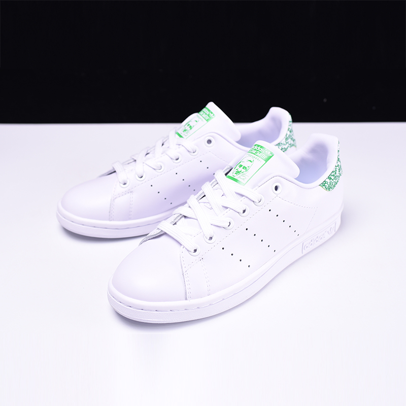 Adidas Stan Smith史密斯经典百搭板鞋“白绿雪花” 缩略图3