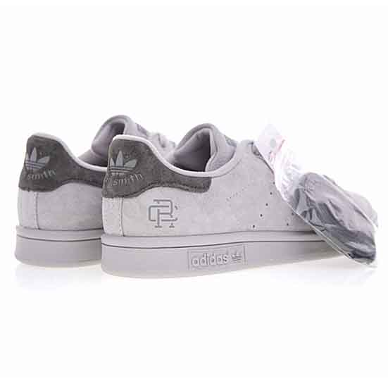 Reigning Champ x adidas Originals STAN SMITH史密斯经典百搭板鞋“麂皮灰暗灰” 缩略图2