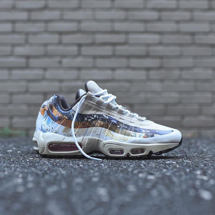 Dave White x size? x Nike Air Max 95气垫慢跑鞋“Stone / Thunder” 缩略图4