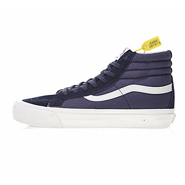 Vans Vault OG SK8 HI LX  高帮硫化板鞋系列  海军蓝白 缩略图5