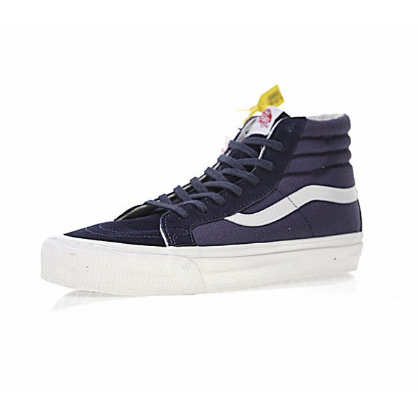 Vans Vault OG SK8 HI LX  高帮硫化板鞋系列  海军蓝白 缩略图4