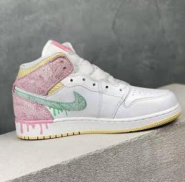  AIR JORDAN 1 MID aj1冰淇淋 DD1666-100