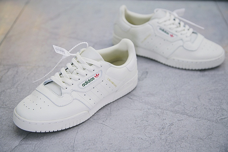 Adidas  Yeezy x Adidas  Originals Powerphase  卡拉巴萨斯经典板鞋  米白绿标 图片3