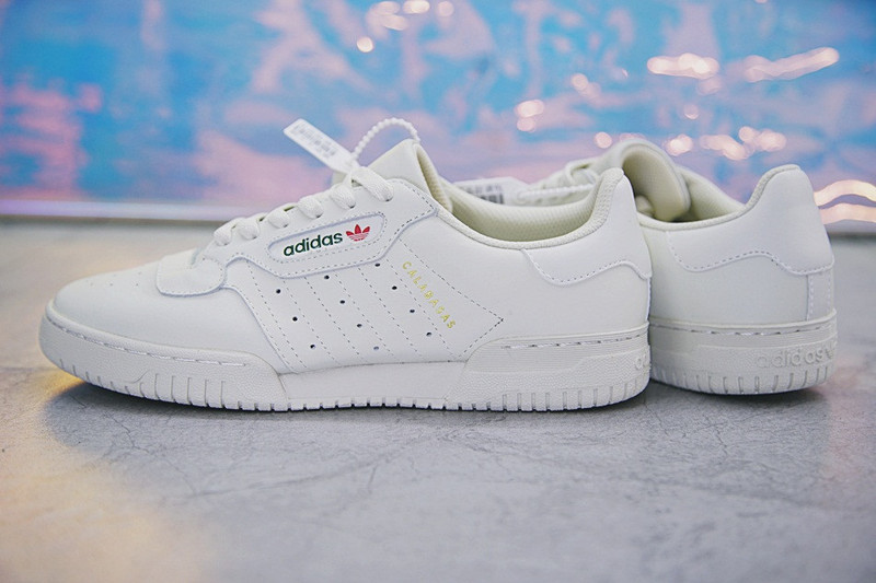 Adidas  Yeezy x Adidas  Originals Powerphase  卡拉巴萨斯经典板鞋  米白绿标 图片5