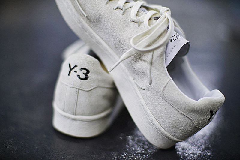 Adidas Y-3 Super Knot Superstar  贝壳头前卫板鞋  米白灰 图片6