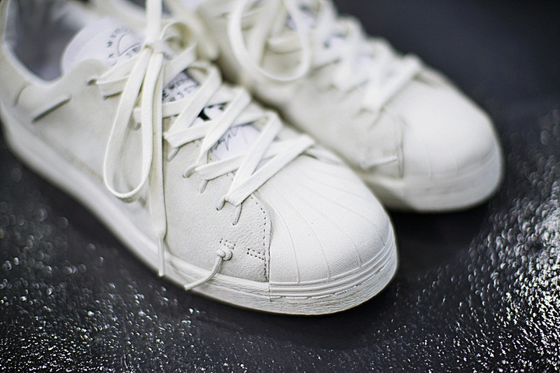 Adidas Y-3 Super Knot Superstar  贝壳头前卫板鞋  米白灰 图片8
