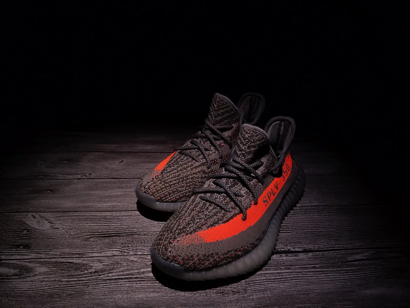 Adidas Yeezy Boost 350 V2 椰子鞋灰橘 图片3