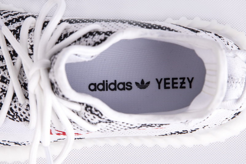 Adidas Yeezy Boost 350 V2 椰子鞋白斑马 图片11