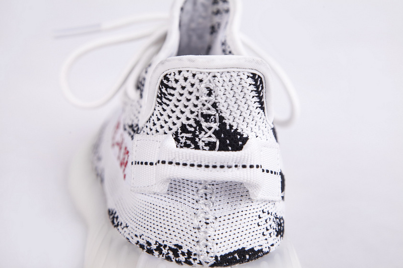 Adidas Yeezy Boost 350 V2 椰子鞋白斑马 图片9