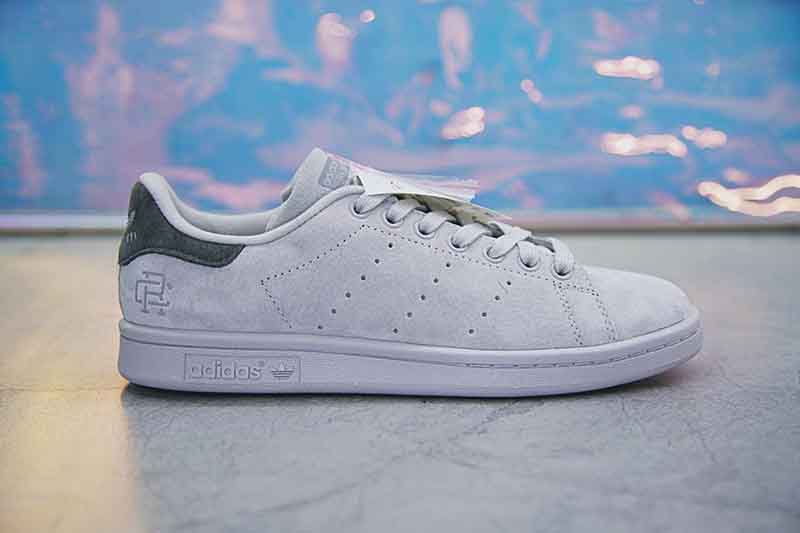 Reigning Champ x adidas Originals STAN SMITH史密斯经典百搭板鞋麂皮灰暗灰 图片5