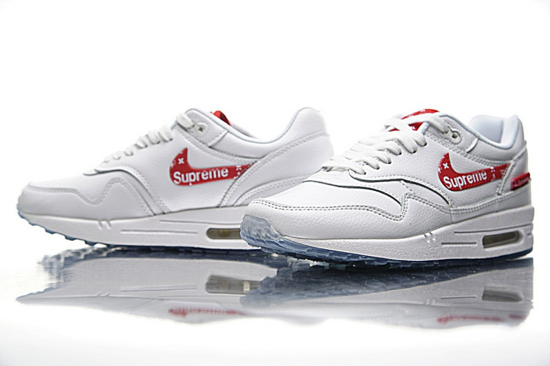 Nike  Supreme x Louis Vuitton x Nike Air Max 1  Custom  白红 图片1