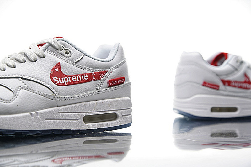 Nike  Supreme x Louis Vuitton x Nike Air Max 1  Custom  白红 图片6