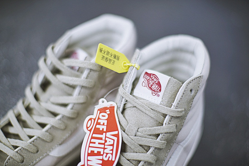 Vans Vault OG SK8 HI LX  高帮硫化板鞋系列   月光灰 图片2