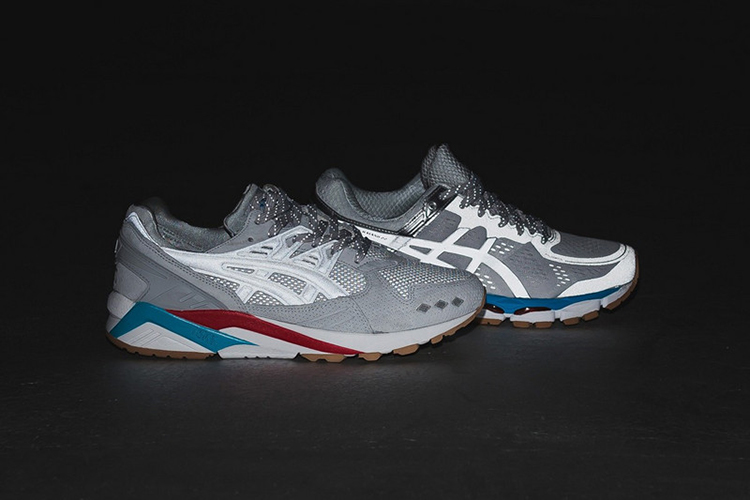 Alife x Ascis Gel Kayano Trainer 培训师复古慢跑鞋白红蓝 图片7