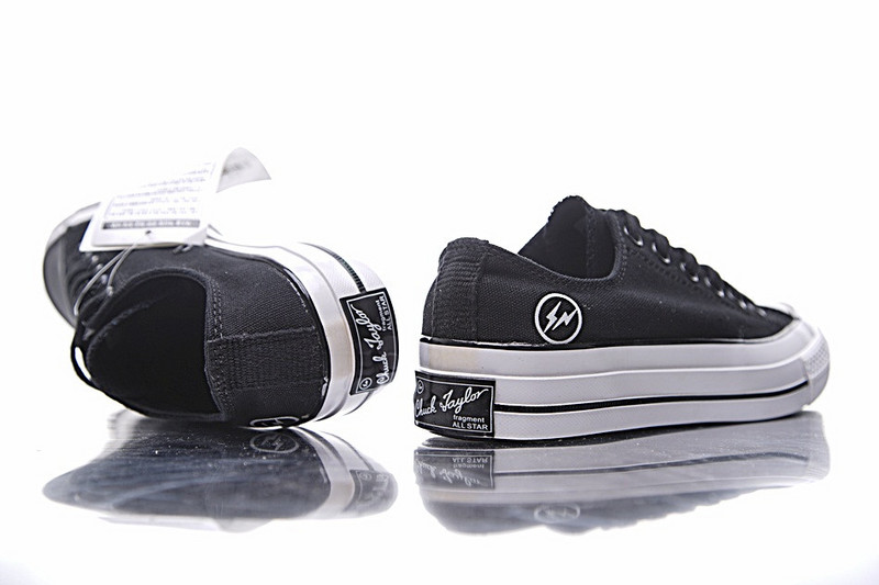 匡威 Fragment Design x Converse Chuck Taylor All Star  黑白 低帮 图片7