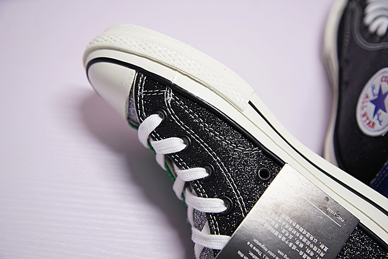 J.W.Anderson x Converse Chuck Taylor All Star 1970S 高帮硫化板鞋闪粉绿黑蓝 图片5