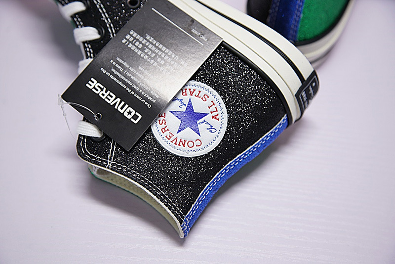 J.W.Anderson x Converse Chuck Taylor All Star 1970S 高帮硫化板鞋闪粉绿黑蓝 图片4