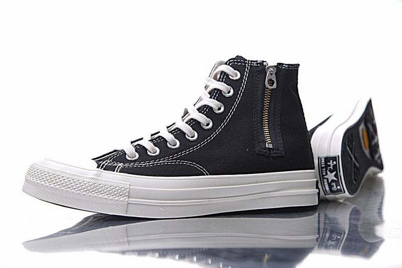 匡威 Nigo x Converse Addict Chuck Taylor All star Zip-Hi  硫化板鞋 黑色