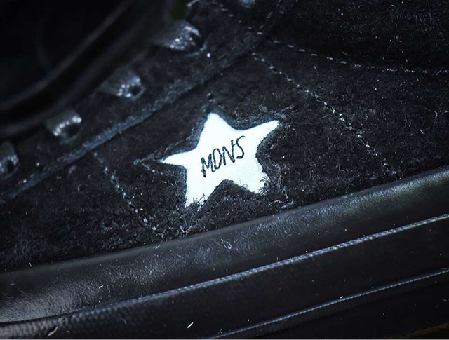 MADNESS x Converse One Star 三星标硫化板鞋 Suede Leather黑色 图片3