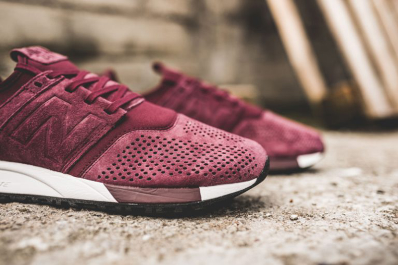 NEW BALANCE 247 BURGUNDY MRL247LR 酒红色 图片3