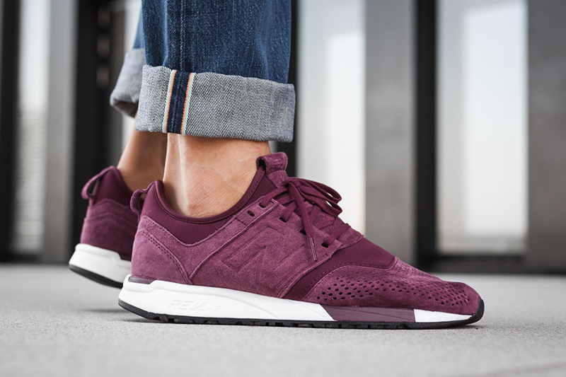 NEW BALANCE 247 BURGUNDY MRL247LR 酒红色 图片5